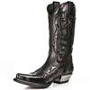 New Rock - 7921 PULIK ACERO E ITALI NEGRO Des bottes de cowboy - Noir/Couleur argent Product image